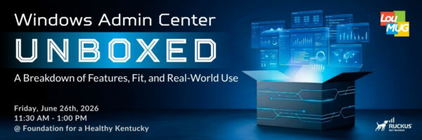 Windows Admin Center Unboxed